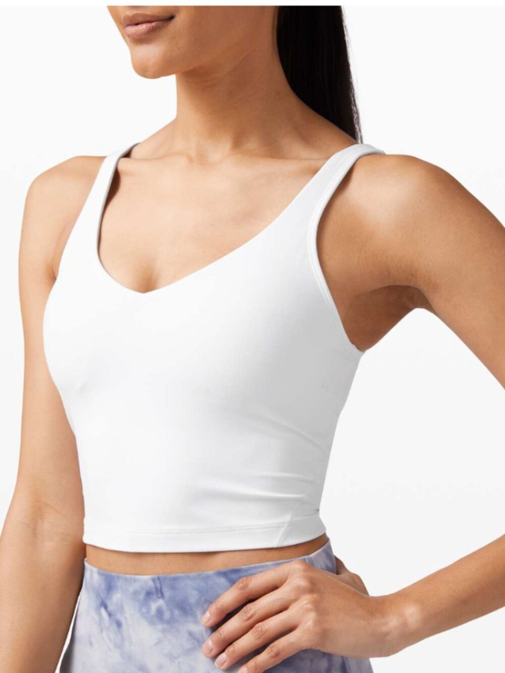 LULU ALIGN TANK WHITE